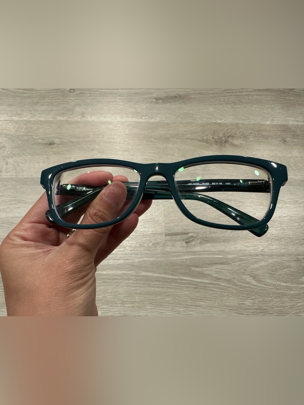 C38 Armani Exchange Eyeglasses, Frames Only, AX 3030 8188, 52-16-140